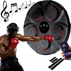 Gruszka Bokserska Elektroniczna z Głośnikiem Bluetooth Zestaw z Rękawicami Bokserskimi