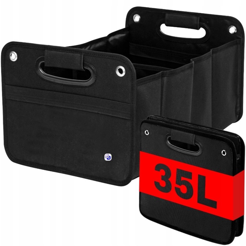 Samochodowy Organizer Do Bagażnika -Sztywny, Składany, Wysoka Jakość 35L