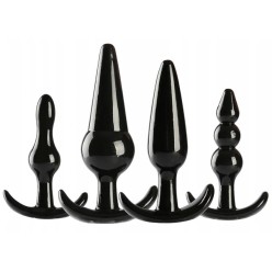 ZESTAW KORKÓW DLA POCZATKUJĄCYCH KOREK ANALNY 4szt