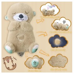 Szumiąca Wydra Maskotka Przytulanka Szumiś Dla Dzieci Ruchomy Brzuszek