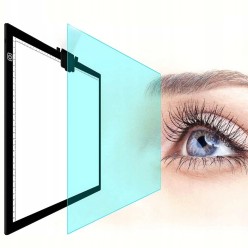 Podświetlana Deska Kreślarska LED A3 - Tablet Graficzny do Rysowania