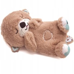 Szumiąca Wydra Maskotka Przytulanka Szumiś Dla Dzieci Ruchomy Brzuszek