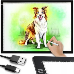 Podświetlana Deska Kreślarska LED A3 - Tablet Graficzny do Rysowania