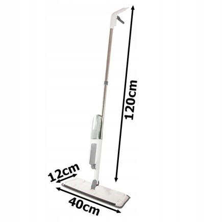 Nowoczesny Mop Płaski ze Spryskiwaczem - Sprzątanie Bez Wiadra!
