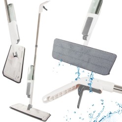 Nowoczesny Mop Płaski ze Spryskiwaczem - Sprzątanie Bez Wiadra!