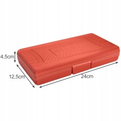 Klucze Nasadowe 46-elementowy Zestaw w Praktycznym Etui Grzechotka