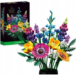 Klocki Do Składania Bukiet Kwiatów Polnych Kwiatki Do Wazonu 980 Elementów