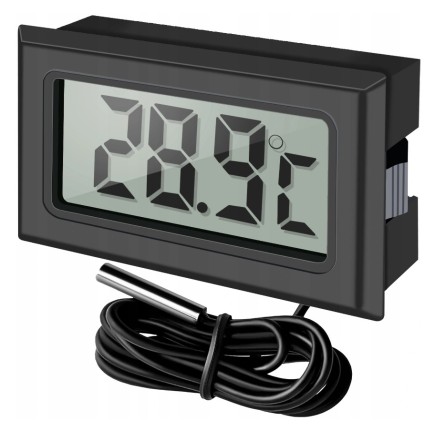 Termometr z Sondą LCD Do Lodówki Do Pieca CO