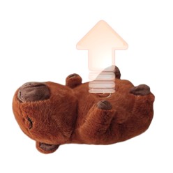 Szumiąca Kapibara Maskotka Przytulanka Szumiś Dla Dzieci Ruchomy Brzuszek