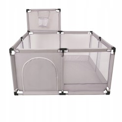 Kojec z Koszem Do Gry Plac Zabaw Suchy Basen Zestaw z 30 Piłkami