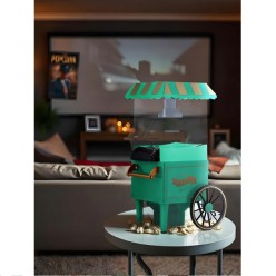 Maszyna Do Robienia Popcorn Wózek Retro Vintage 1200W Beztłuszczowa