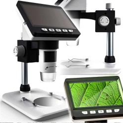 Szkolny Mikroskop Do Nauki i Majsterkowania Edukacyjny 1000x powiększenie