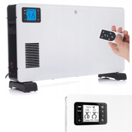 Grzejnik Elektryczny Konwektorowy 2300W z Nawiewem Wyświetlacz LCD