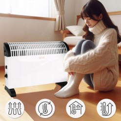 Grzejnik Elektryczny Konwektorowy 850W 1350W 2200W Termostat