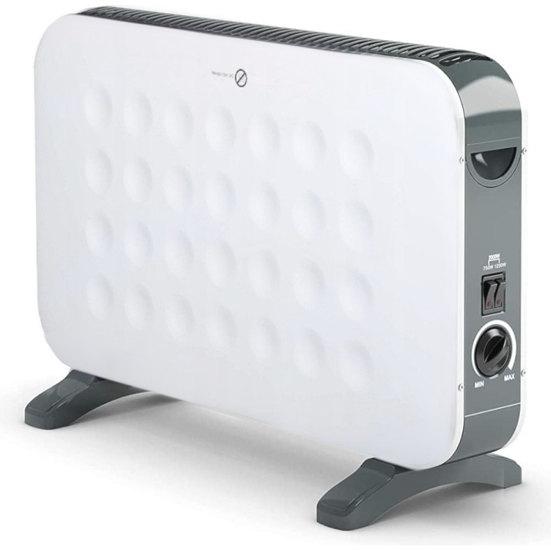 Duży Grzejnik Elektryczny Konwekcyjny 750W 1250W 2000W Termostat