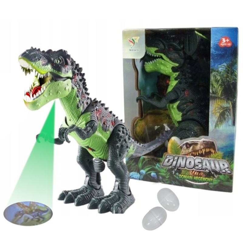 Dinozaur Chodzący Ryczący Znoszący Jajka Funkcja Projektora