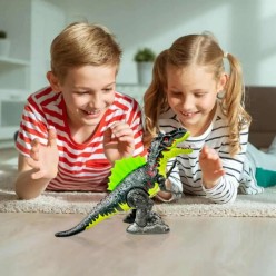 Chodzący Dinozaur Efekty Świetlne Dźwiękowe z Parą Wodną