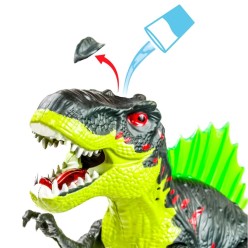 Chodzący Dinozaur Efekty Świetlne Dźwiękowe z Parą Wodną