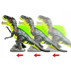 Chodzący Dinozaur Efekty Świetlne Dźwiękowe z Parą Wodną