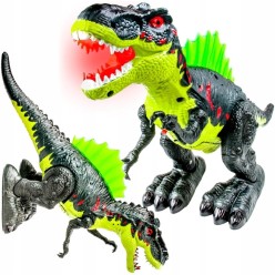 Chodzący Dinozaur Efekty Świetlne Dźwiękowe z Parą Wodną