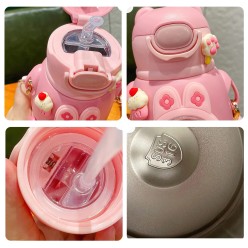 Dziecięca Butelka Kubek Termiczny Bidon z Certyfikatem 520 ml Motyw Lis