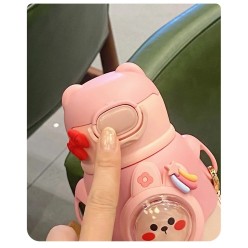 Dziecięca Butelka Kubek Termiczny Bidon z Certyfikatem 520 ml Motyw Lis