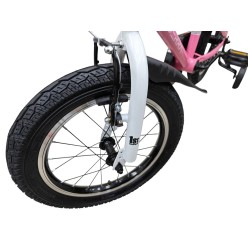 Dziecięcy Rower z Dopinanymi Kółkami BMX Meserra 12' Różowy