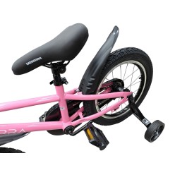 Dziecięcy Rower z Dopinanymi Kółkami BMX Meserra 14' Różowy
