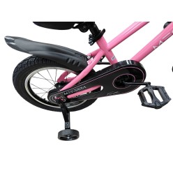 Dziecięcy Rower z Dopinanymi Kółkami BMX Meserra 12' Różowy