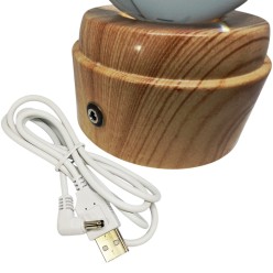 Szklana Kula LED Na Walentynki Zakochana Para z Napisem "I Love You for ever"