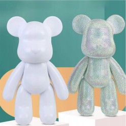 5D Diamentowy Miś Figurka Ozdoba Prezent Na Walentynki 32 cm