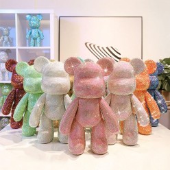 5D Diamentowy Miś Figurka Ozdoba Prezent Na Walentynki 32 cm