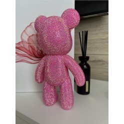 5D Diamentowy Miś Figurka Ozdoba Prezent Na Walentynki 32 cm