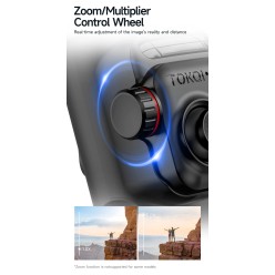 3-Osiowy Gimbal z Bezprzewodowym Pilotem Tokqi M02 Android iOS