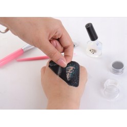 Zestaw Tatuaży Na Karnawał z Szablonami i Brokatami - XL Prezent Dla Dzieci