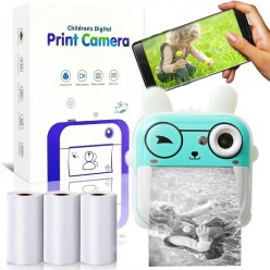 Aparat Fotograficzny Automatyczna Drukarka Dla Dzieci 3 Rolki w Zestawie