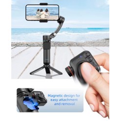 3-Osiowy Gimbal z Bezprzewodowym Pilotem Tokqi M02 Android iOS