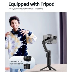 3-Osiowy Gimbal z Bezprzewodowym Pilotem Tokqi M02 Android iOS