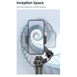 3-Osiowy Gimbal z Bezprzewodowym Pilotem Tokqi M02 Android iOS