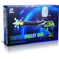 Pistolet z Tłumikiem Na Żelowe Kulki Elektroniczny Świecący Przy Wystrzale 1200 kulek