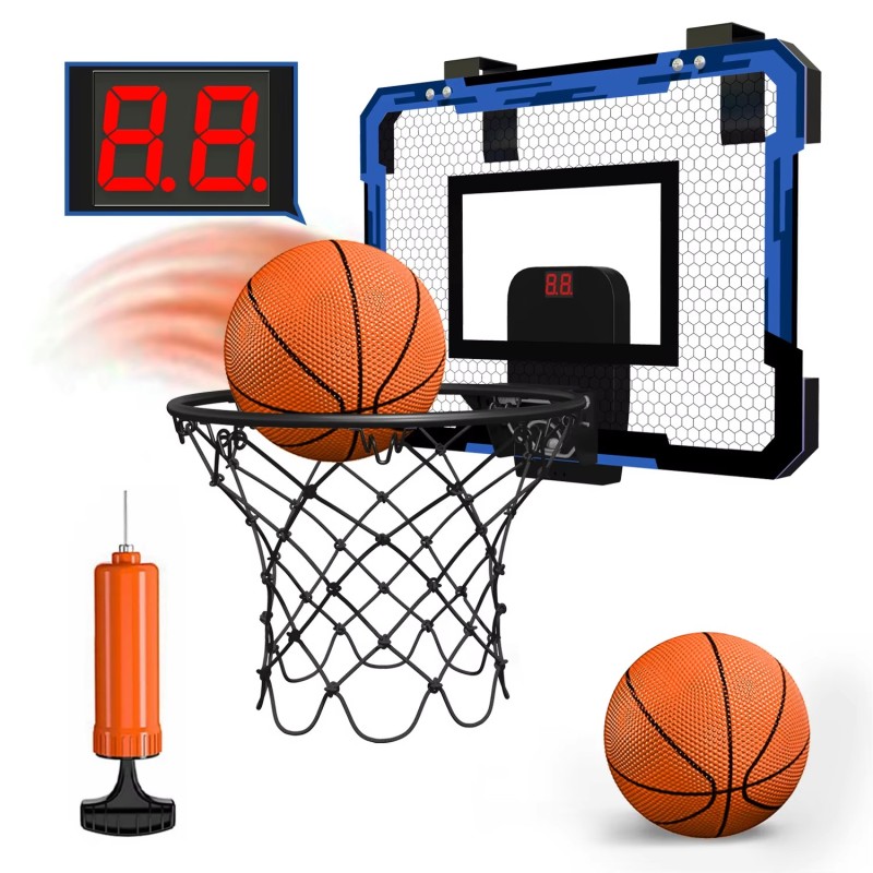 Zestaw do Koszykówki z Piłką do Grania w Kosza Elektroniczna Tablica z Licznikiem