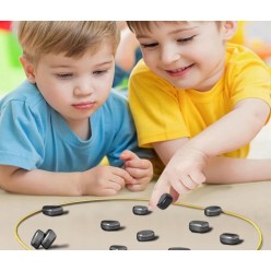 Magnetyczna Gra Kamienne Szachy Zestaw 30 Magnesów