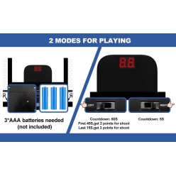 Zestaw do Koszykówki z Piłką do Grania w Kosza Elektroniczna Tablica z Licznikiem