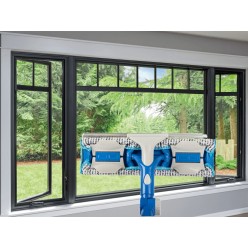 2w1 Teleskopowa Myjka i Ściągaczka Do Okien 133 cm Zestaw ze Ściereczką