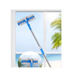 2w1 Teleskopowa Myjka i Ściągaczka Do Okien 133 cm Zestaw ze Ściereczką