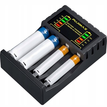 Ładowarka Do Akumulatorów AA i AAA NiMh NiCd USB