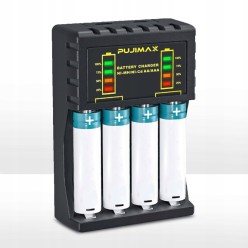 Ładowarka Do Akumulatorów AA i AAA NiMh NiCd USB