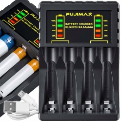 Ładowarka Do Akumulatorów AA i AAA NiMh NiCd USB