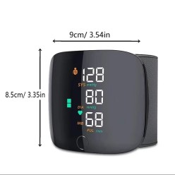 Nadgarstkowy Ciśnieniomierz Bezprzewodowy Duże Cyfry LCD USB