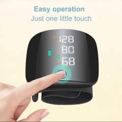 Nadgarstkowy Ciśnieniomierz Bezprzewodowy Duże Cyfry LCD USB